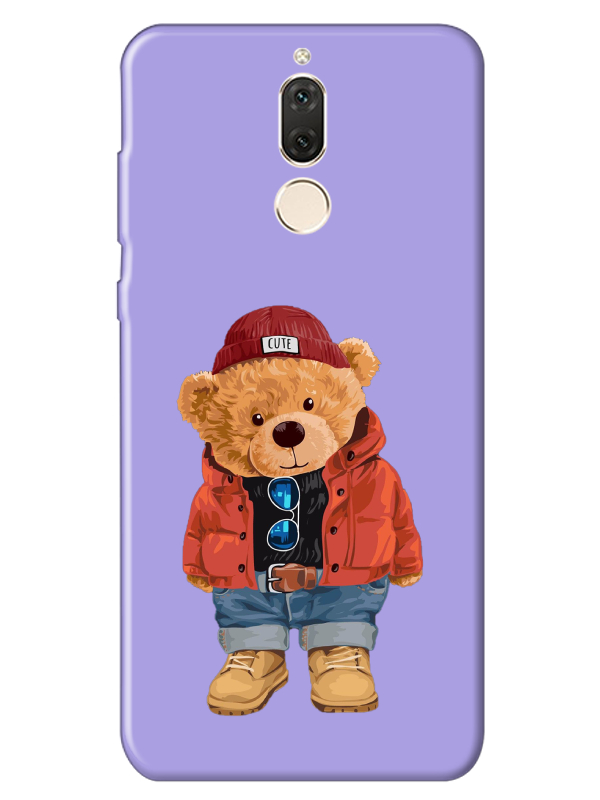 Huawei%20Mate%2010%20Lite%20Teddy%20Bear%20Lila%20Telefon%20Kılıfı