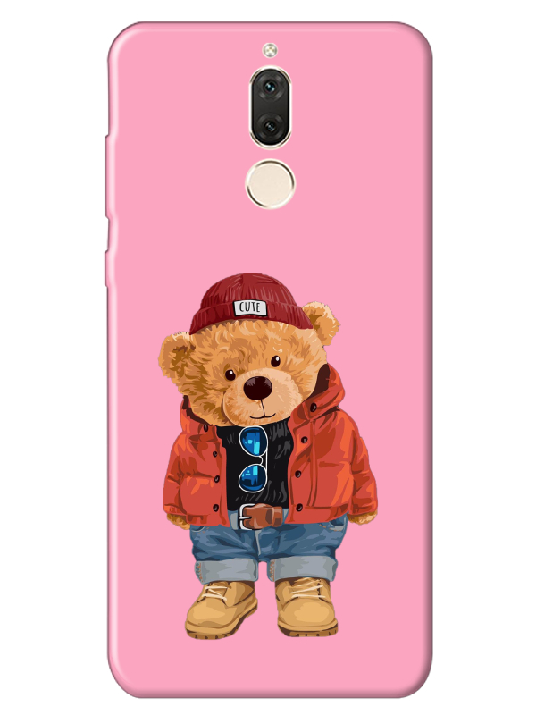 Huawei%20Mate%2010%20Lite%20Teddy%20Bear%20Pembe%20Telefon%20Kılıfı