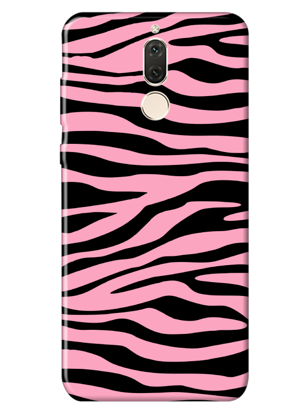 Huawei%20Mate%2010%20Lite%20Zebra%20Desen%20Pembe%20Telefon%20Kılıfı