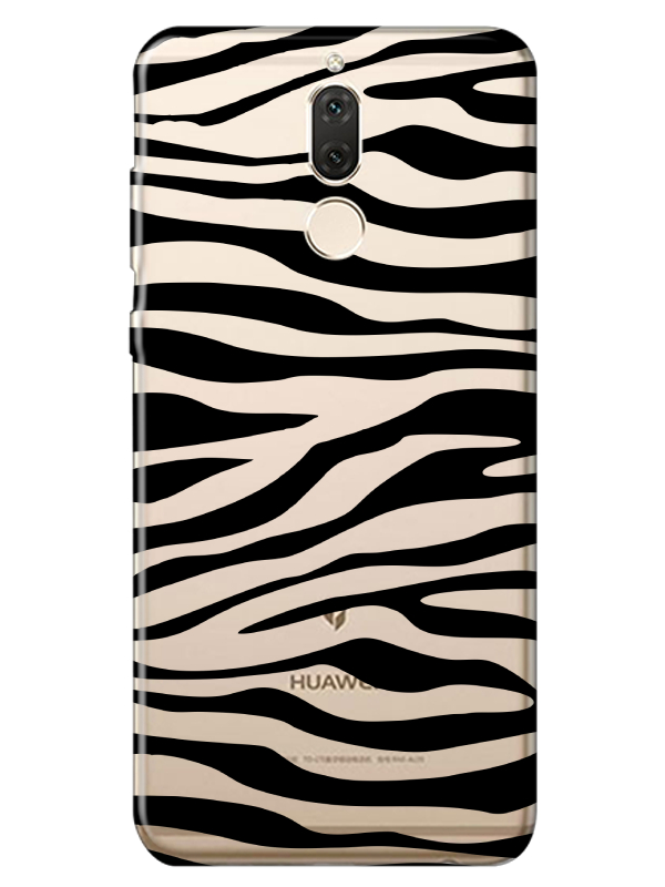 Huawei%20Mate%2010%20Lite%20Zebra%20Desen%20Şeffaf%20Telefon%20Kılıfı