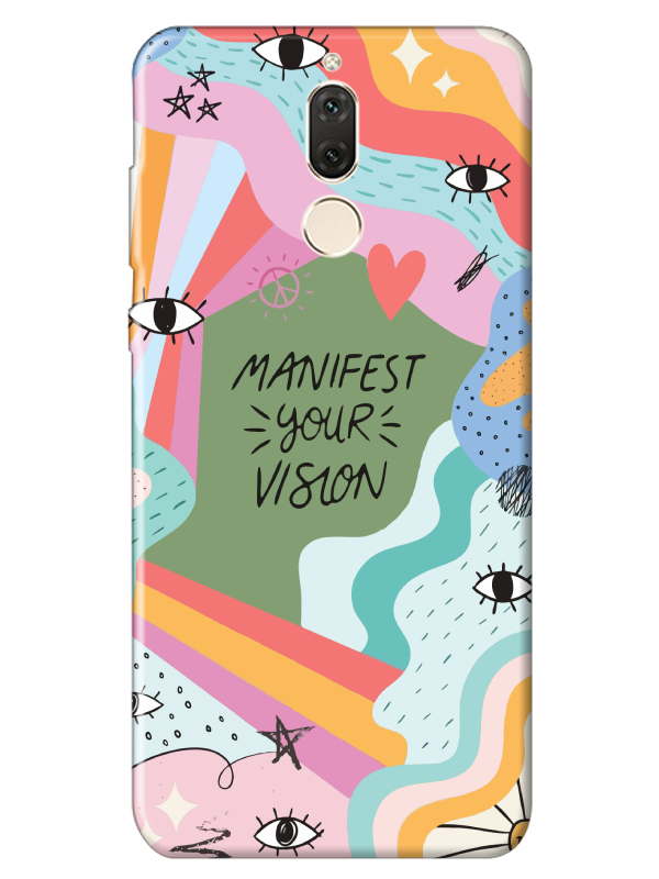 Huawei%20Mate%2010%20Lite%20Manifest%20Your%20Vision%20Yeşil%20Telefon%20Kılıfı