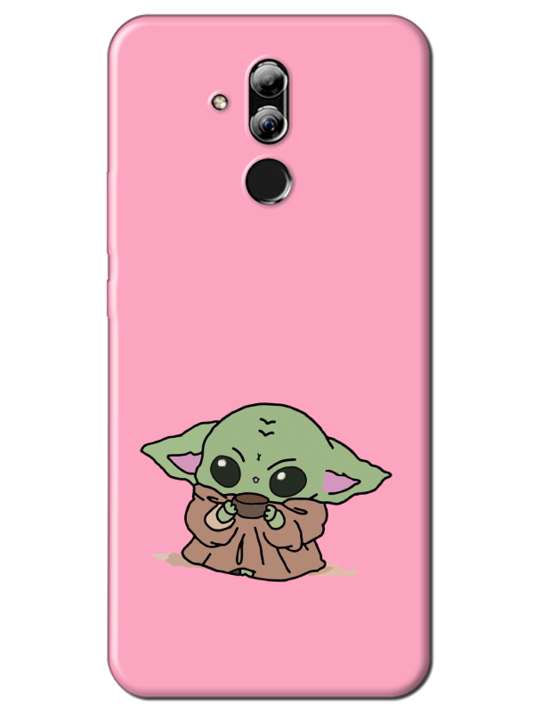 Huawei%20Mate%2020%20Lite%20Baby%20Yoda%20Pembe%20Telefon%20Kılıfı