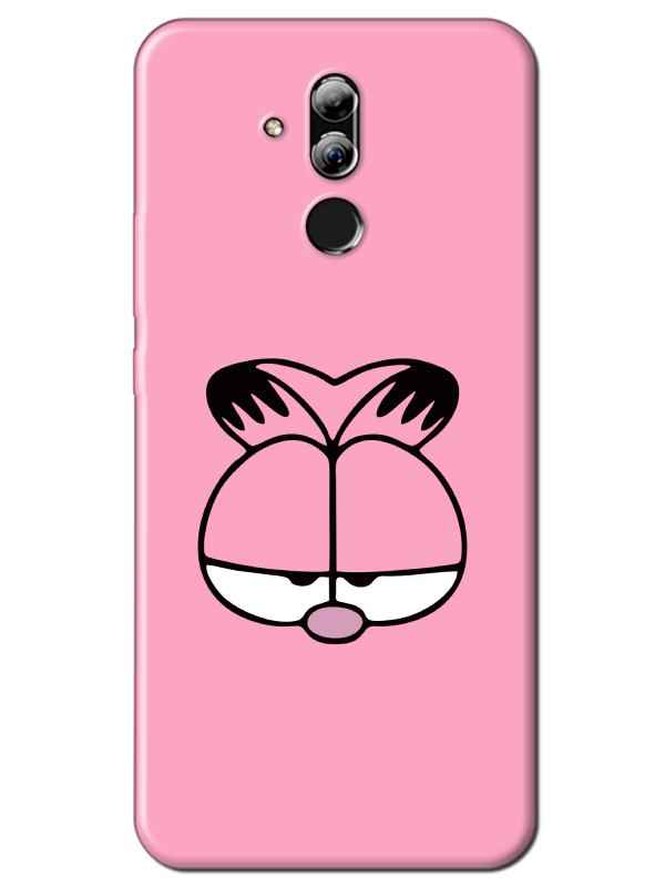 Huawei%20Mate%2020%20Lite%20Garfield%20Pembe%20Telefon%20Kılıfı