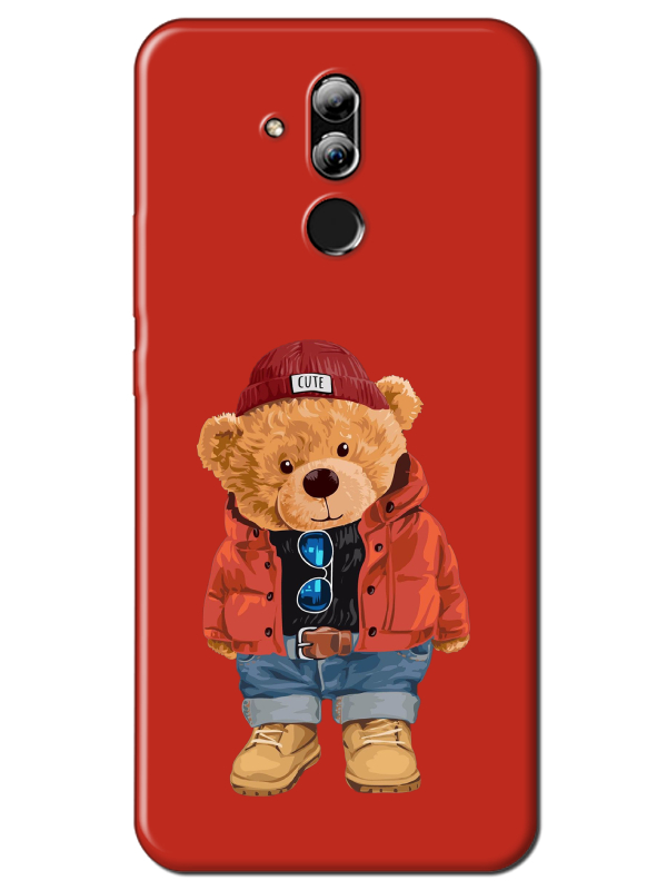 Huawei%20Mate%2020%20Lite%20Teddy%20Bear%20Kırmızı%20Telefon%20Kılıfı