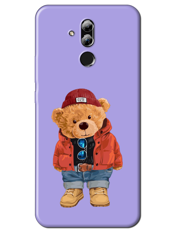 Huawei%20Mate%2020%20Lite%20Teddy%20Bear%20Lila%20Telefon%20Kılıfı