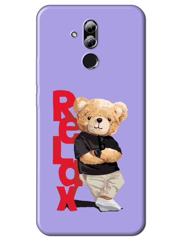 Huawei%20Mate%2020%20Lite%20Teddy%20Bear%20Relax%20Lila%20Telefon%20Kılıfı