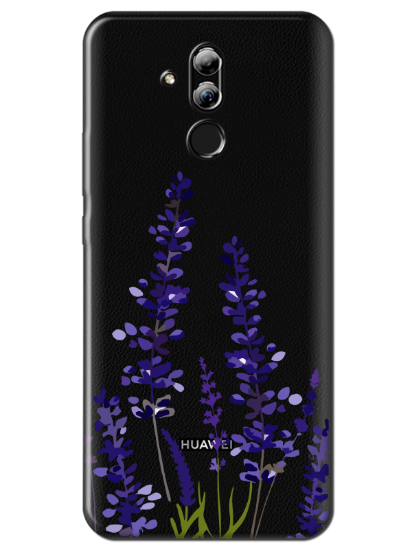 Huawei%20Mate%2020%20Lite%20Lavanta%20Desenli%20Şeffaf%20Telefon%20Kılıfı