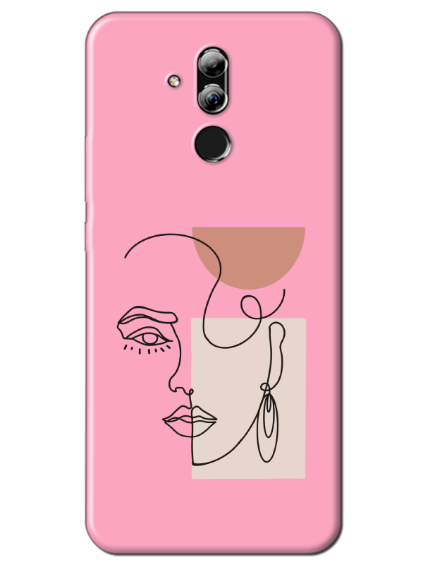 Huawei%20Mate%2020%20Lite%20Women%20Art%20Pembe%20Telefon%20Kılıfı