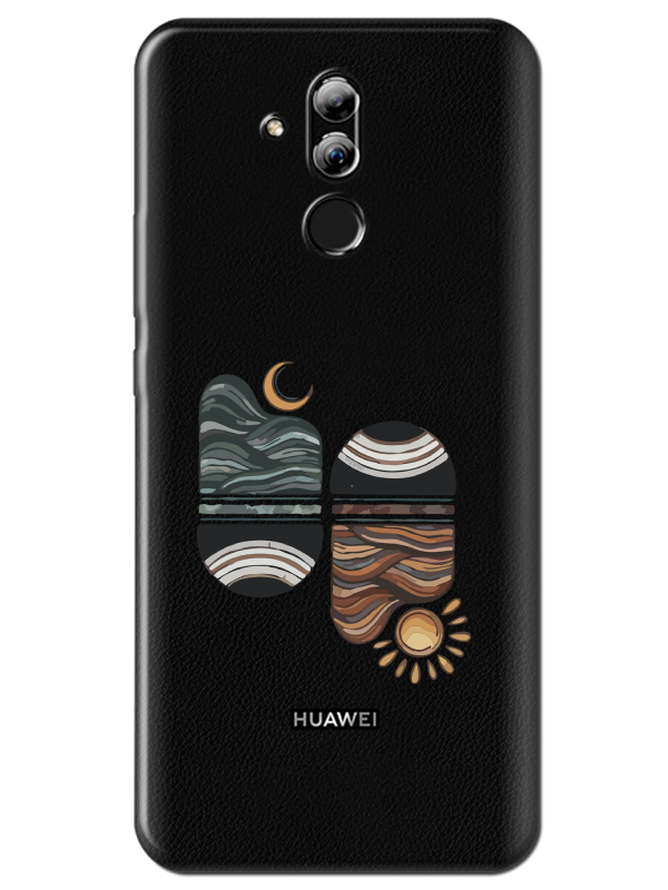 Huawei%20Mate%2020%20Lite%20Sunset%20Wave%20Şeffaf%20Telefon%20Kılıfı