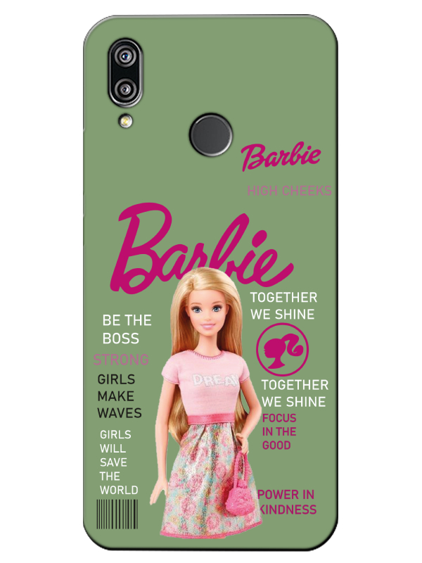 Huawei%20P20%20Lite%20Barbie%20Yeşil%20Telefon%20Kılıfı