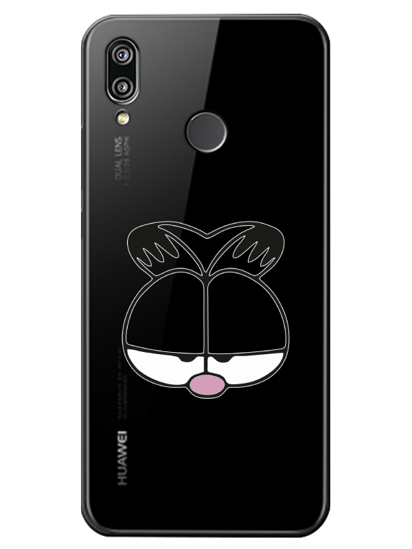 Huawei%20P20%20Lite%20Garfield%20Şeffaf%20Telefon%20Kılıfı