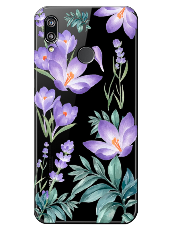 Huawei%20P20%20Lite%20Kış%20Çiçeği%20Şeffaf%20Telefon%20Kılıfı