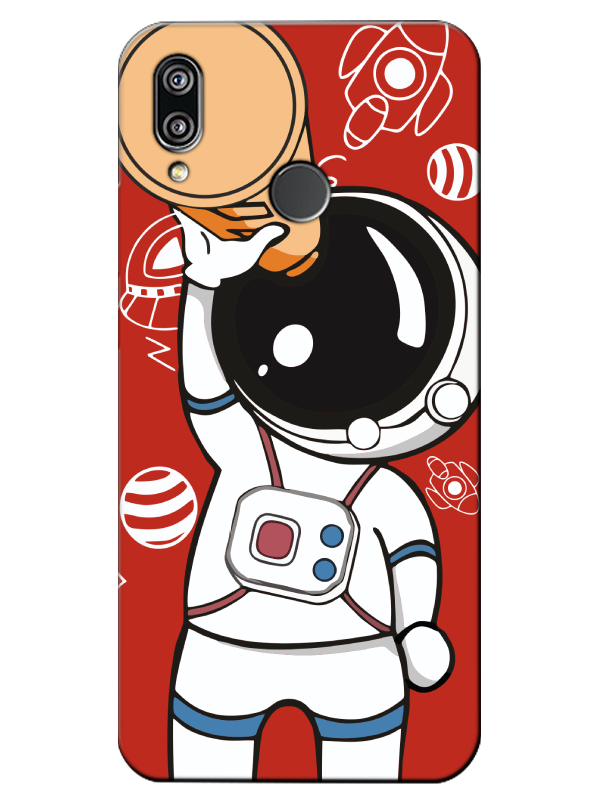 Huawei%20P20%20Lite%20Astronot%20Kırmızı%20Telefon%20Kılıfı