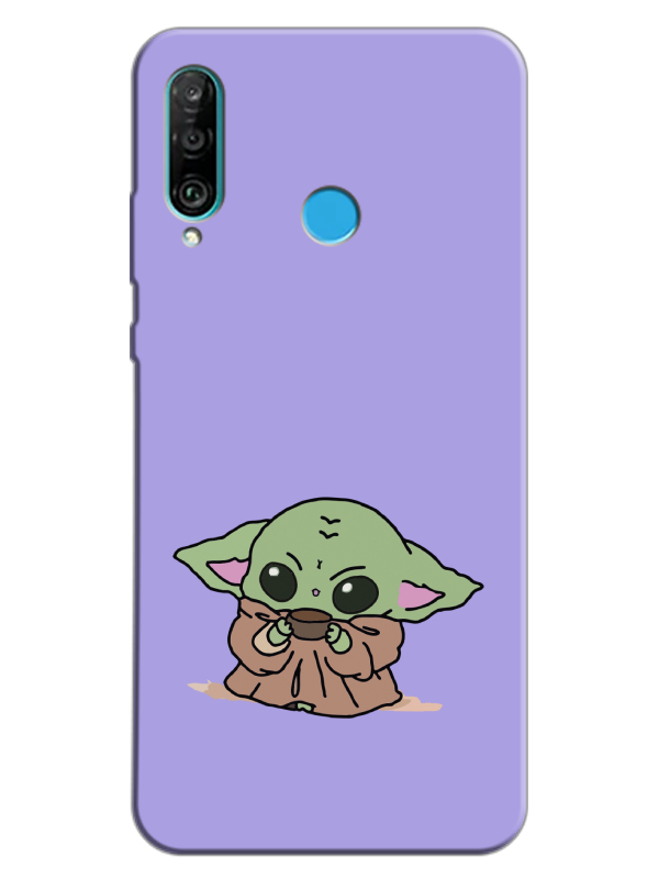 Huawei%20P30%20Lite%20Baby%20Yoda%20Lila%20Telefon%20Kılıfı