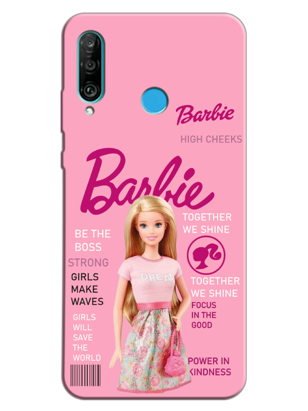 Huawei%20P30%20Lite%20Barbie%20Pembe%20Telefon%20Kılıfı