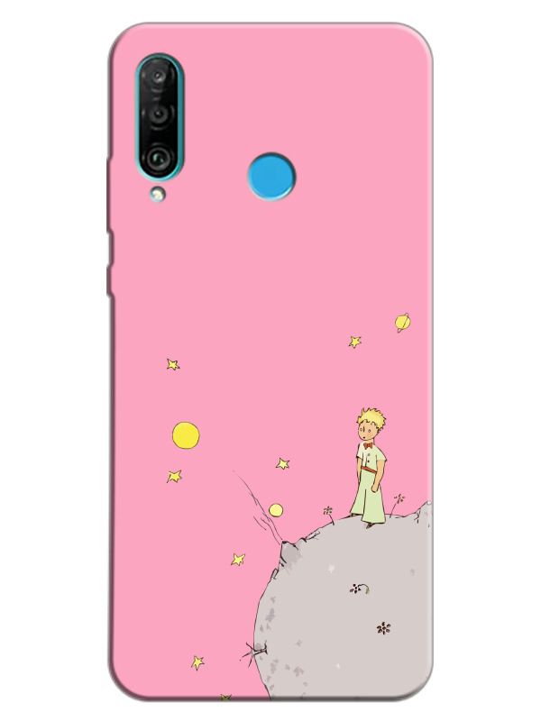 Huawei%20P30%20Lite%20Küçük%20Prens%20Pembe%20Telefon%20Kılıfı