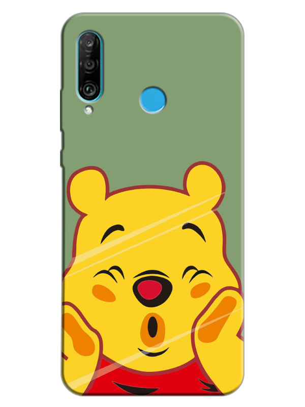 Huawei%20P30%20Lite%20Winnie%20The%20Pooh%20Yeşil%20Telefon%20Kılıfı