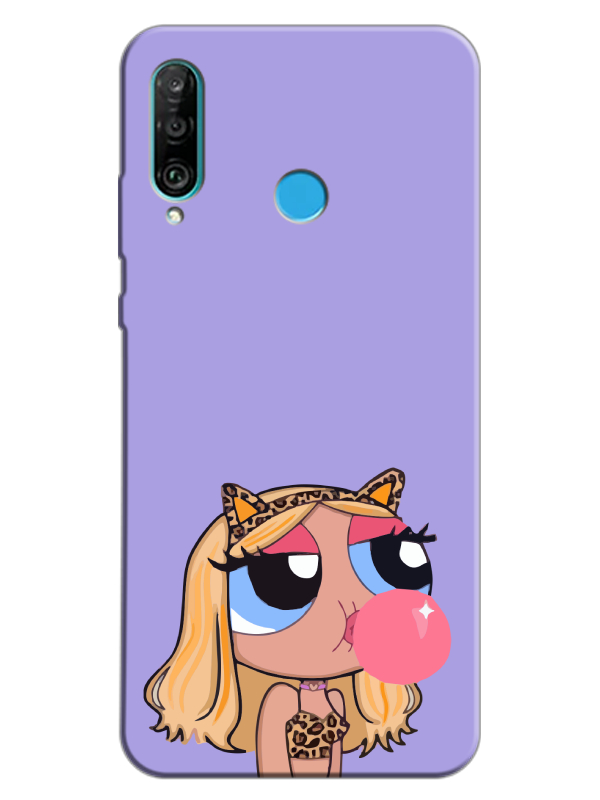 Huawei%20P30%20Lite%20Powerpuff%20Girls%20Lila%20Telefon%20Kılıfı