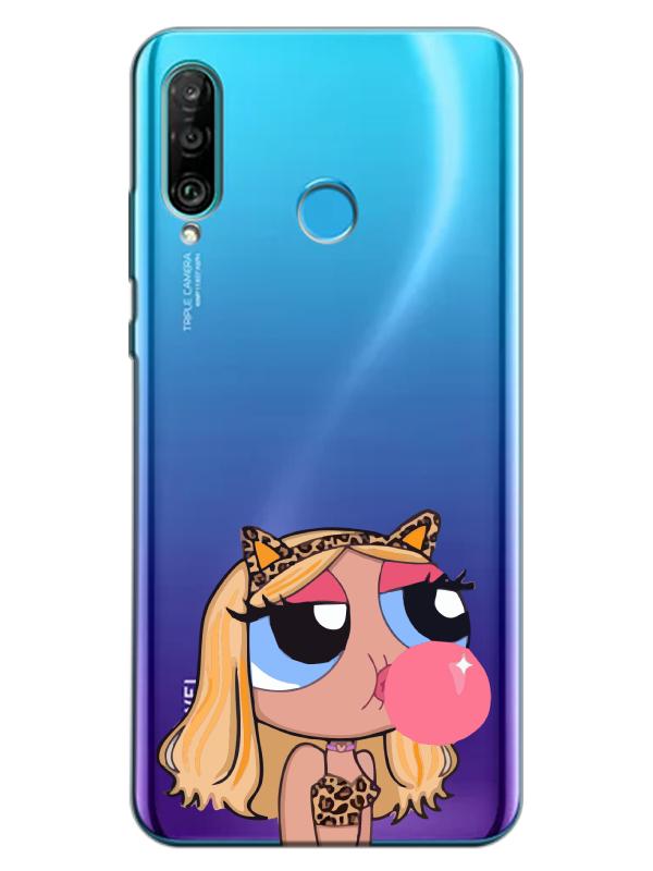 Huawei%20P30%20Lite%20Powerpuff%20Girls%20Şeffaf%20Telefon%20Kılıfı