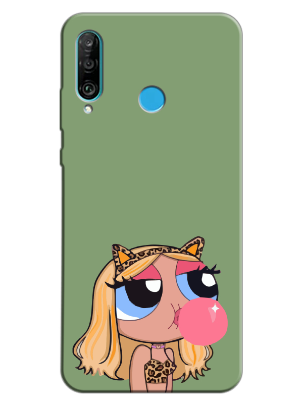 Huawei%20P30%20Lite%20Powerpuff%20Girls%20Yeşil%20Telefon%20Kılıfı