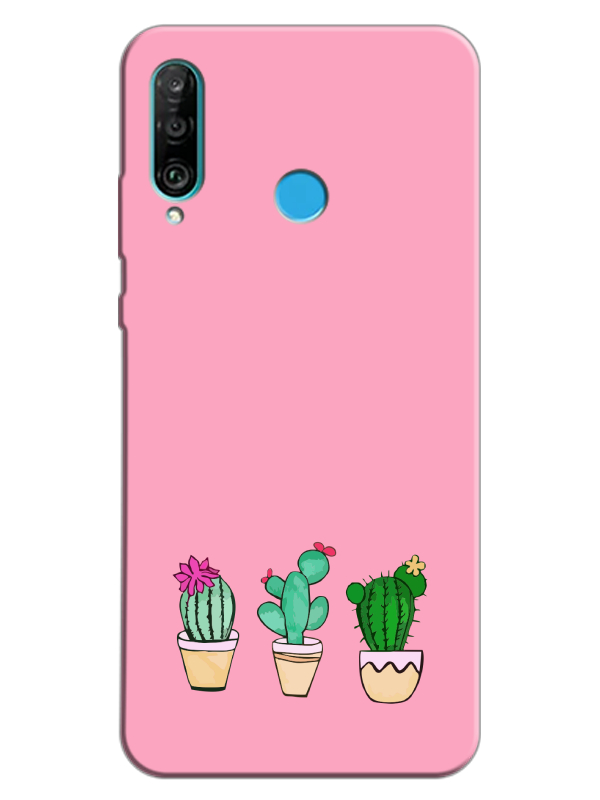 Huawei%20P30%20Lite%20Kaktüs%20Pembe%20Telefon%20Kılıfı