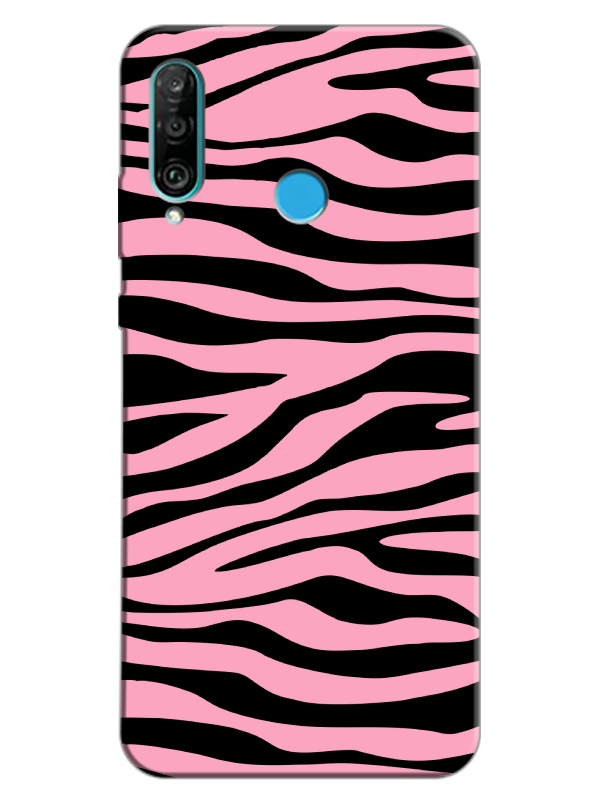 Huawei%20P30%20Lite%20Zebra%20Desen%20Pembe%20Telefon%20Kılıfı