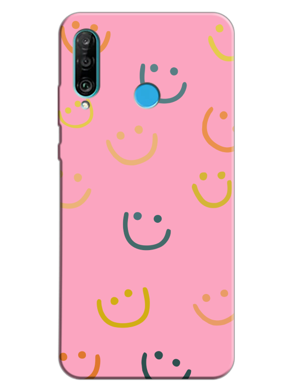 Huawei%20P30%20Lite%20Emoji%20Gülen%20Yüz%20Pembe%20Telefon%20Kılıfı