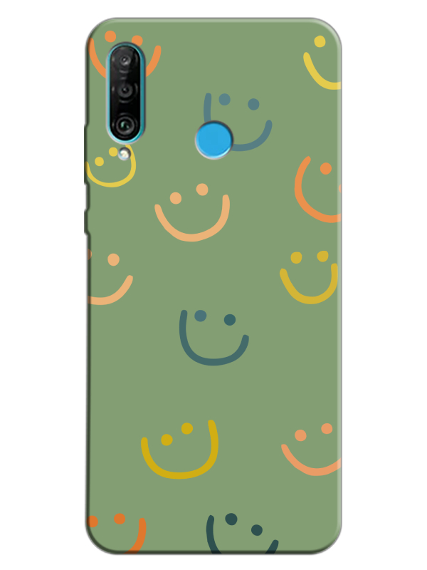 Huawei%20P30%20Lite%20Emoji%20Gülen%20Yüz%20Yeşil%20Telefon%20Kılıfı