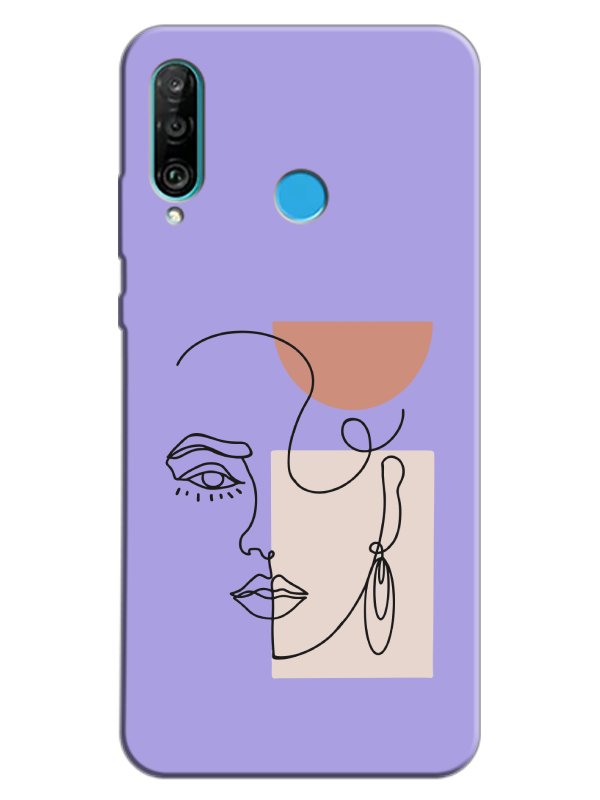 Huawei%20P30%20Lite%20Women%20Art%20Lila%20Telefon%20Kılıfı