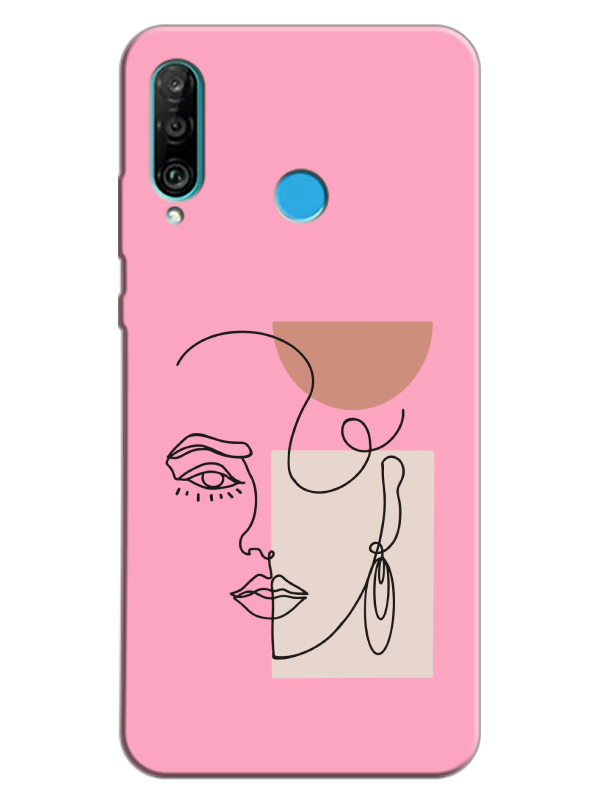 Huawei%20P30%20Lite%20Women%20Art%20Pembe%20Telefon%20Kılıfı