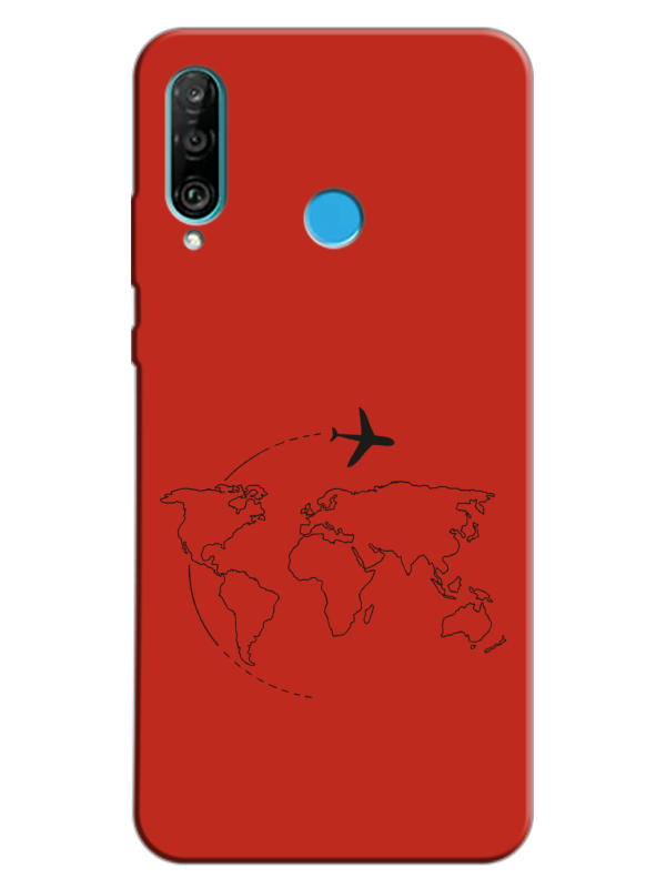 Huawei%20P30%20LiteFace%20Art%20Kırmızı%20Telefon%20Kılıfı