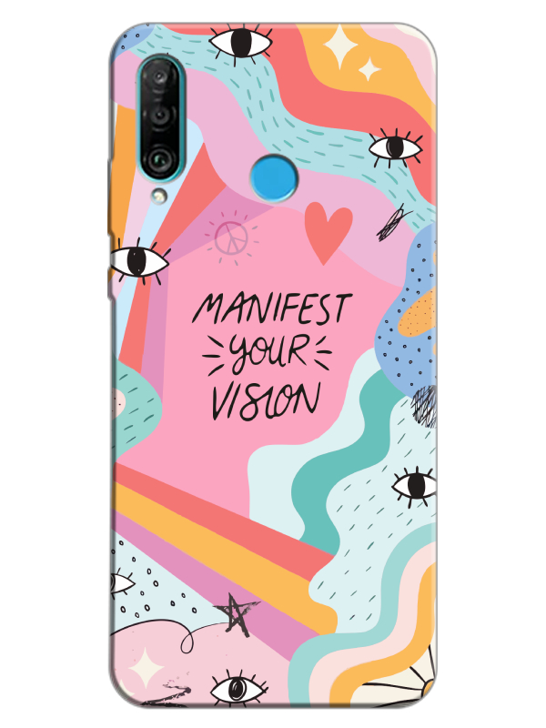 Huawei%20P30%20Lite%20Manifest%20Your%20Vision%20Pembe%20Telefon%20Kılıfı