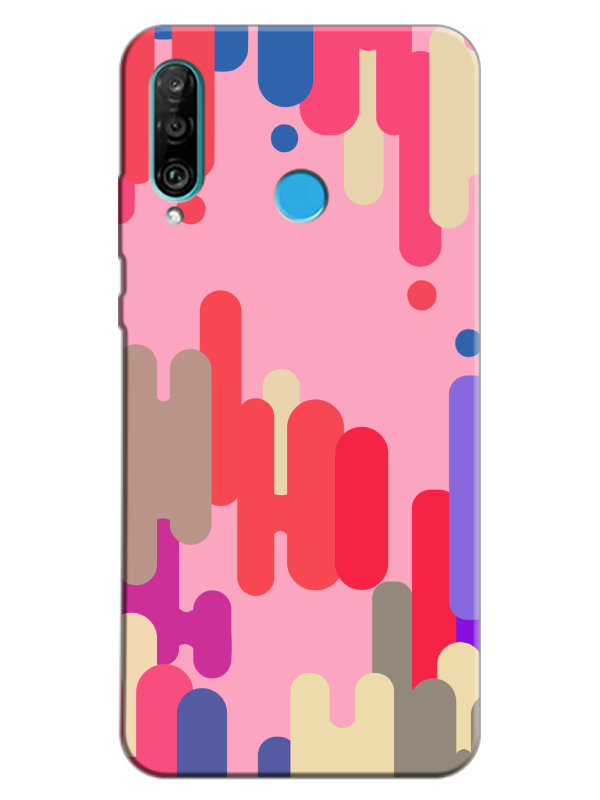 Huawei%20P30%20Lite%20Pop%20Art%20Pembe%20Telefon%20Kılıfı