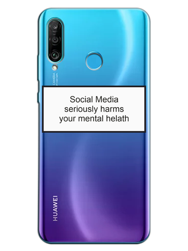 Huawei%20P30%20Lite%20Social%20Media%20Şeffaf%20Telefon%20Kılıfı