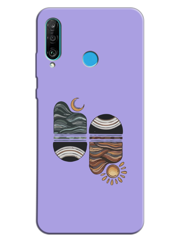 Huawei%20P30%20Lite%20Sunset%20Wave%20Lila%20Telefon%20Kılıfı