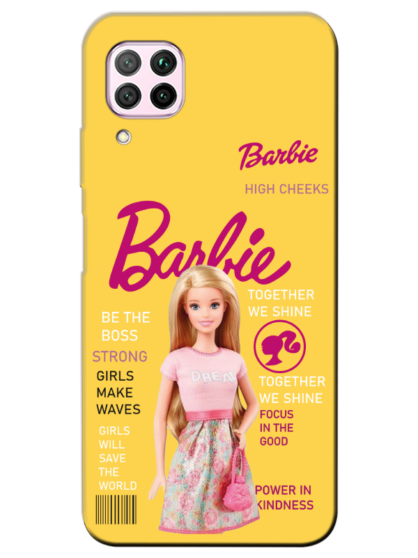 Huawei%20P40%20Lite%20Barbie%20Sarı%20Telefon%20Kılıfı