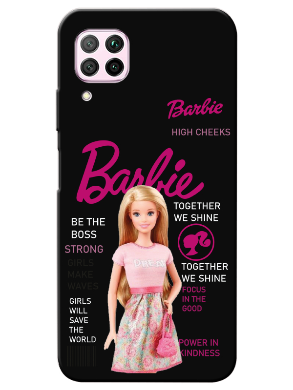 Huawei%20P40%20Lite%20Barbie%20Siyah%20Telefon%20Kılıfı