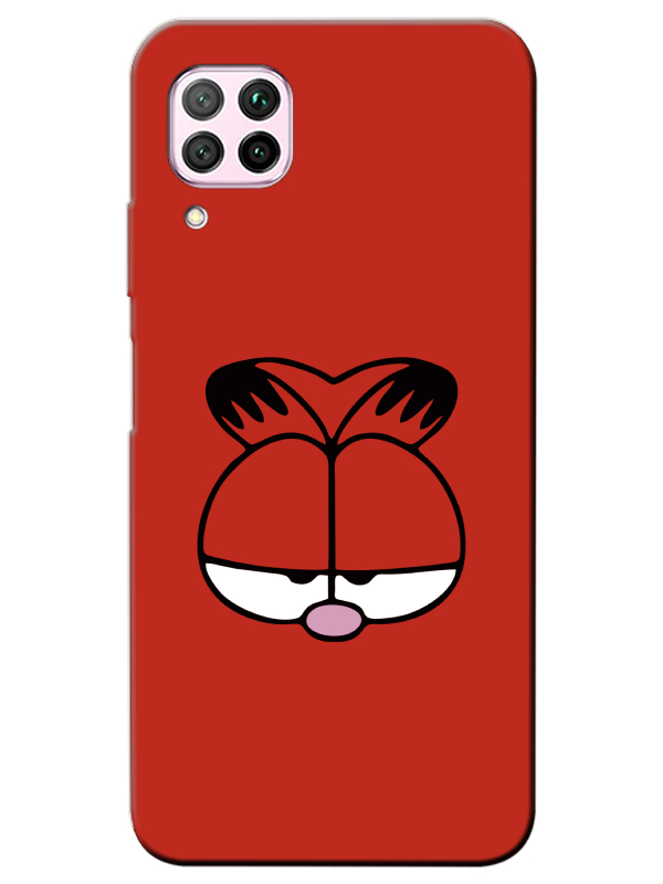 Huawei%20P40%20Lite%20Garfield%20Kırmızı%20Telefon%20Kılıfı