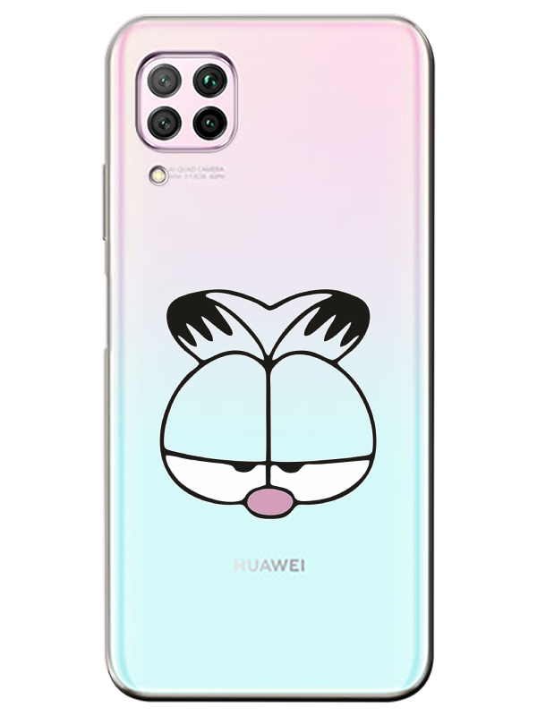 Huawei%20P40%20Lite%20Garfield%20Şeffaf%20Telefon%20Kılıfı