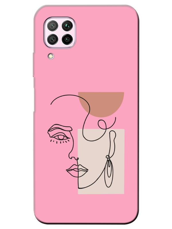 Huawei%20P40%20Lite%20Women%20Art%20Pembe%20Telefon%20Kılıfı