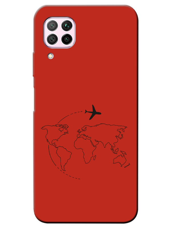 Huawei%20P40%20LiteFace%20Art%20Kırmızı%20Telefon%20Kılıfı