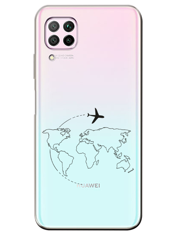 Huawei%20P40%20LiteFace%20Art%20Şeffaf%20Telefon%20Kılıfı