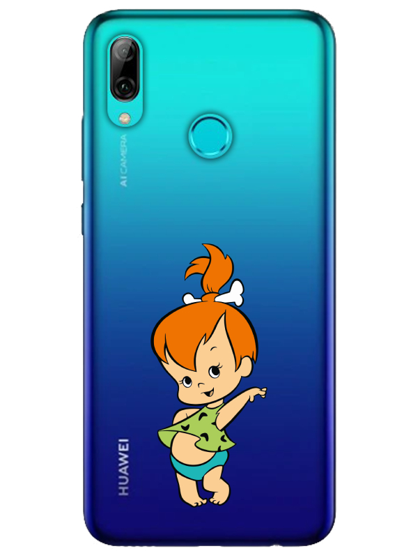 Huawei%20P%20Smart%202019%20Taş%20Devri%20Kız%20Bebek%20Şeffaf%20Telefon%20Kılıfı