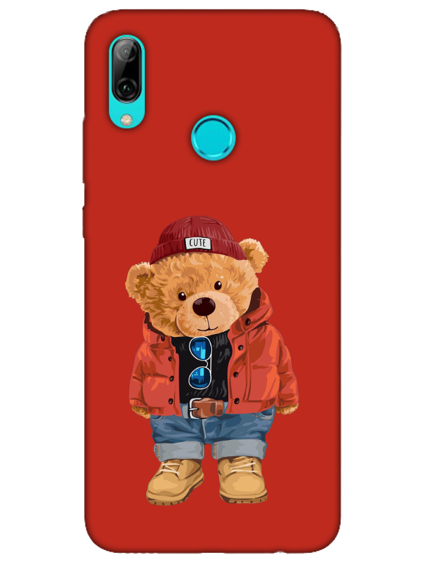 Huawei%20P%20Smart%202019%20Teddy%20Bear%20Kırmızı%20Telefon%20Kılıfı