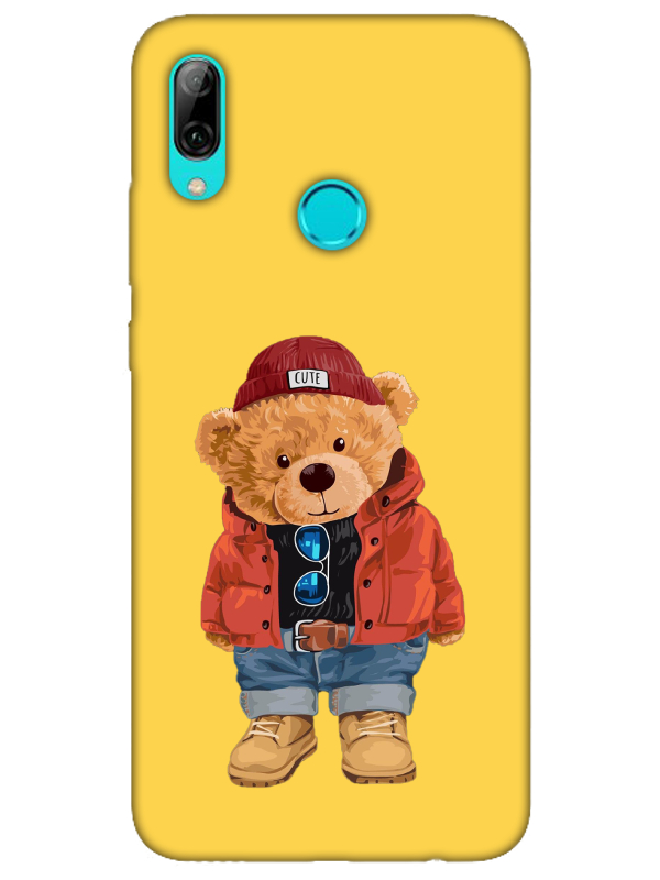 Huawei%20P%20Smart%202019%20Teddy%20Bear%20Sarı%20Telefon%20Kılıfı