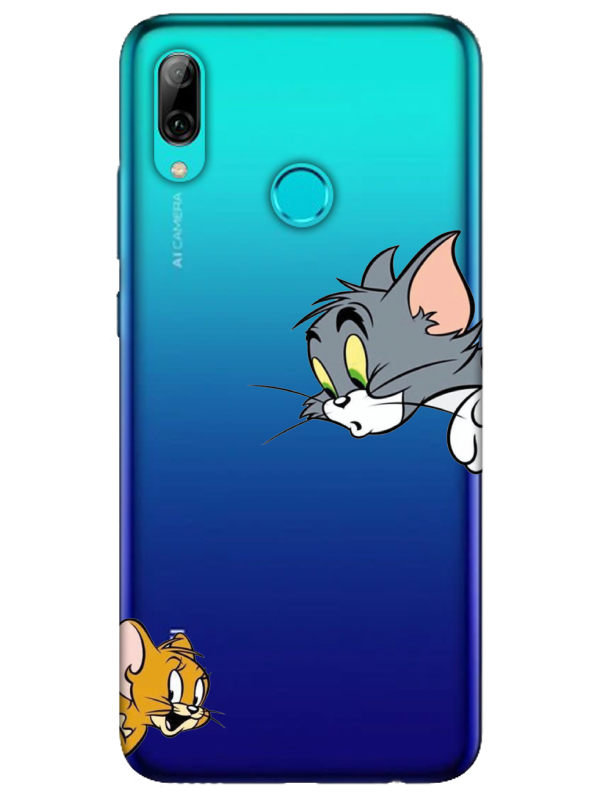 Huawei%20P%20Smart%202019%20Tom%20And%20Jerry%20Şeffaf%20Telefon%20Kılıfı