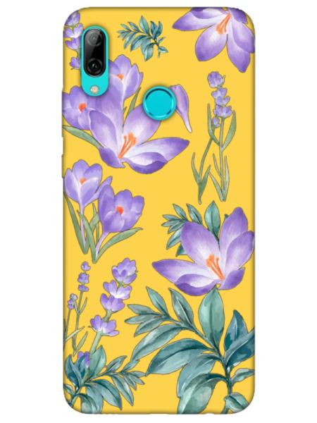 Huawei%20P%20Smart%202019%20Kış%20Çiçeği%20Sarı%20Telefon%20Kılıfı