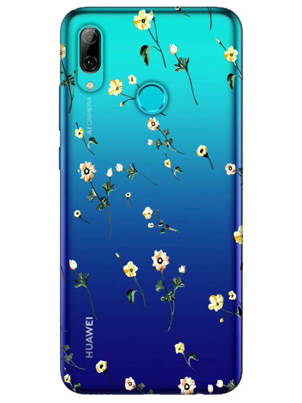 Huawei%20P%20Smart%202019%20Çiçekli%20Şeffaf%20Telefon%20Kılıfı