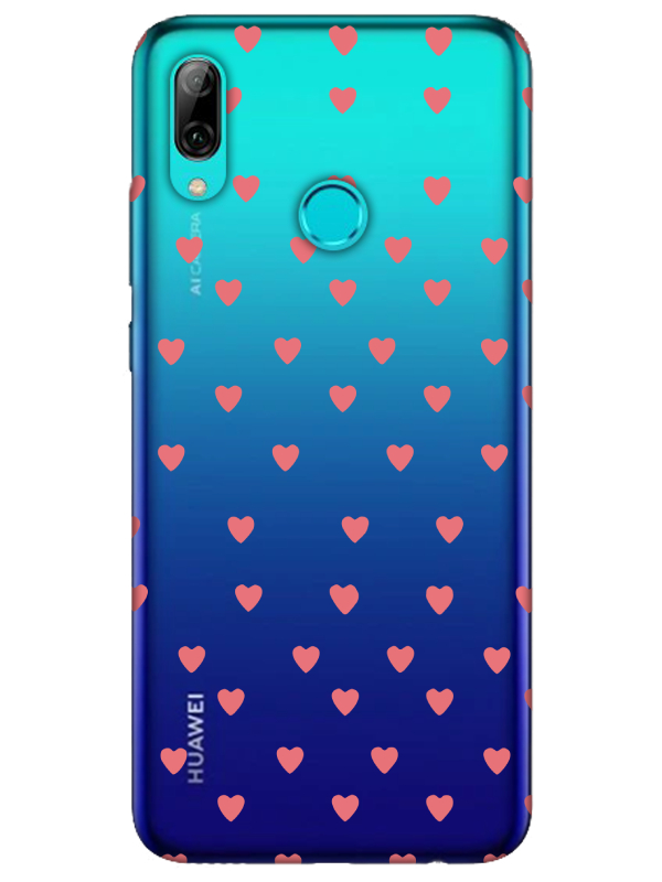 Huawei%20P%20Smart%202019%20Minik%20Kalpler%20Şeffaf%20Telefon%20Kılıfı