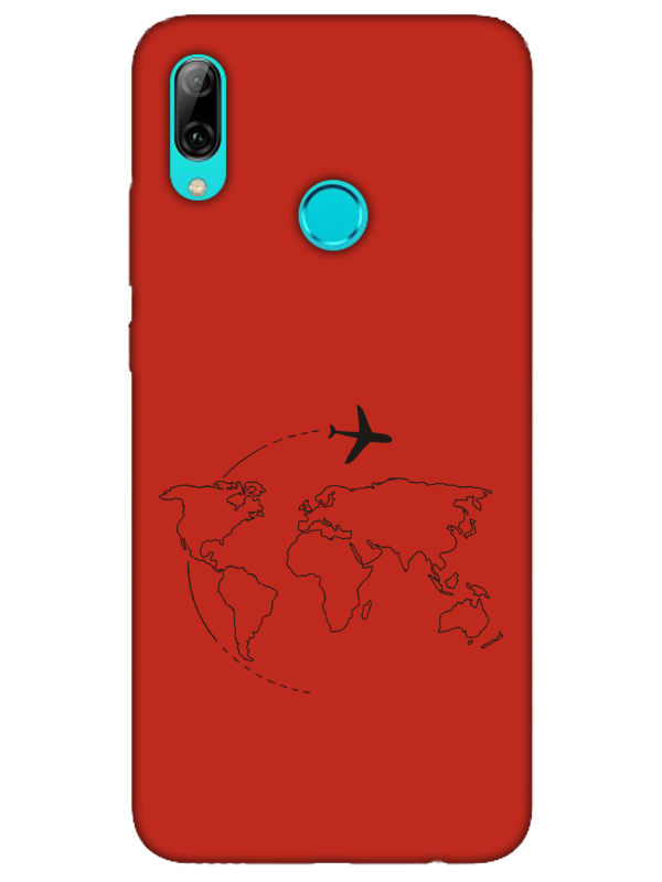 Huawei%20P%20Smart%202019Face%20Art%20Kırmızı%20Telefon%20Kılıfı